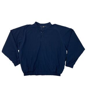 Nike Golf Jacket Mens L Large Storm Snap Button Lightweight Popover Pullover